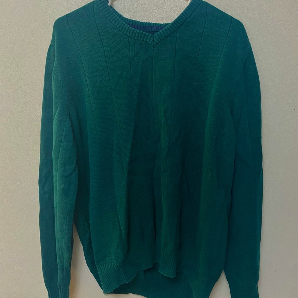 Dark green john ashford sweater